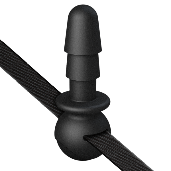 Articles  Vac-U-Lock Black Ball Strap Plug Black